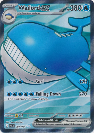 ME Pitch Black 097/084 Wailord ex (Full Art)、Pokemon、kayou