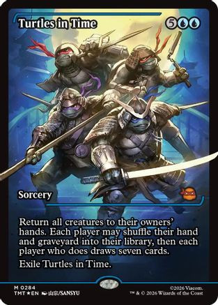 Turtles in Time (Showcase) (TMT-284) - Teenage Mutant Ninja Turtles Foil、Wizards of the Coast、kayou