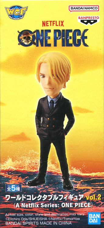 A Netflix Series: One Piece World Collectable Figure WCF Sanji 2.8-Inch Mini Figure、ToyWiz、kayou
