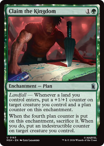 Claim the Kingdom (Foil) | Marvel Super Heroes、Magic: The Gathering、kayou