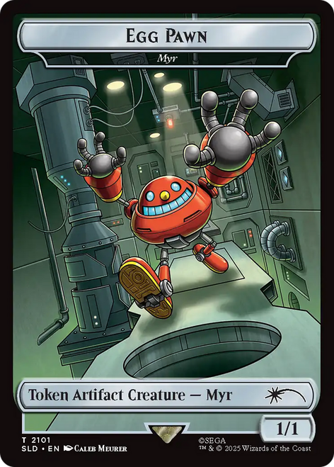 Myr Token Egg Pawn (Secret Lair - Sonic: Turbo Gear) | Secret Lair Drops、Magic: The Gathering、kayou