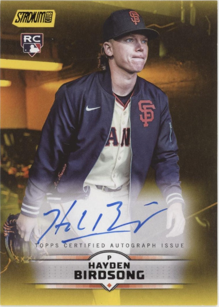 Hayden Birdsong 2025 Topps Stadium Club Yellow RC Auto #SCBA-HB、Collector Store LLC、kayou