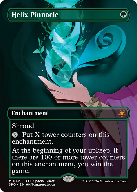 Helix Pinnacle (Borderless Art) | Special Guests、Magic: The Gathering、kayou