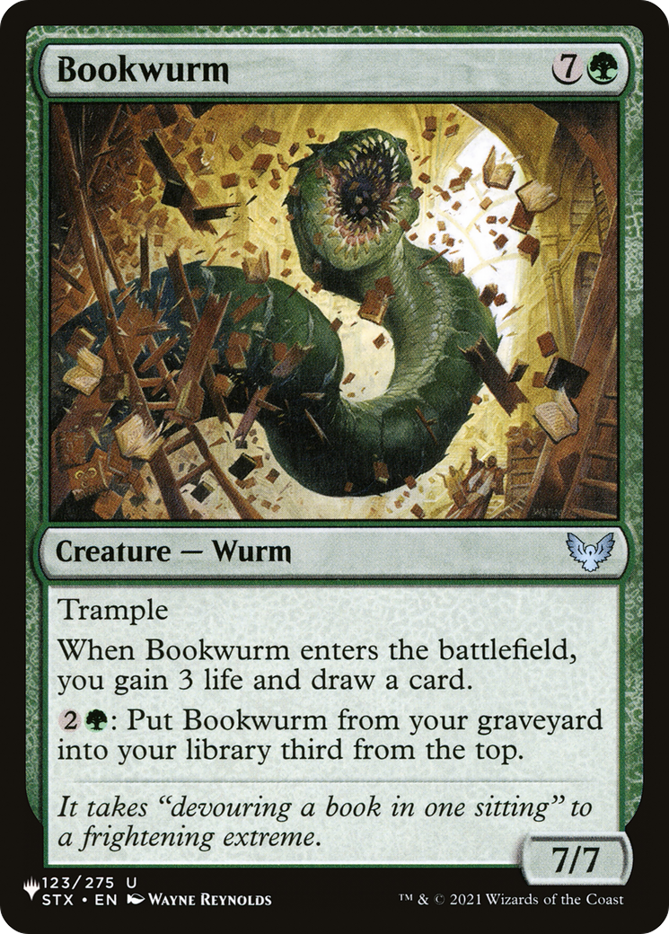 Bookwurm (LIST-123/275) - The List、Wizards of the Coast、kayou