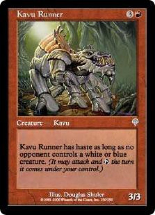 MtG Invasion Uncommon Kavu Runner #150、ToyWiz、kayou