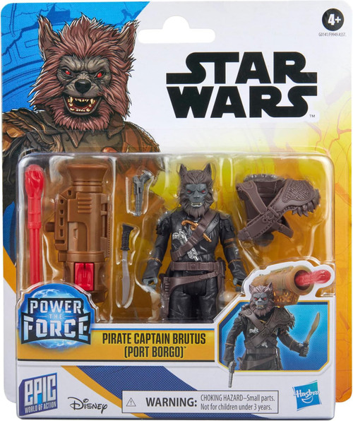 Star Wars Epic World of Action Power the Force Pirate Captain Brutus (Port Borgo) Action Figure、ToyWiz、kayou