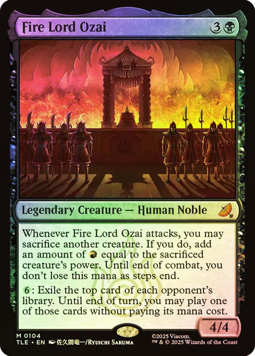 Fire Lord Ozai (TLE-104)、Magic: The Gathering、kayou