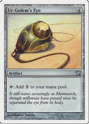 Ur-Golem's Eye (9ED-314) - 9th Edition Foil、Wizards of the Coast、kayou