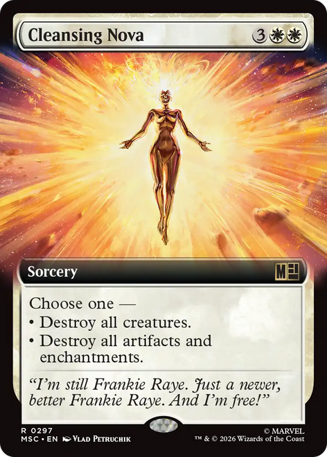 Cleansing Nova (Extended Art) | Marvel Super Heroes Commander、Magic: The Gathering、kayou