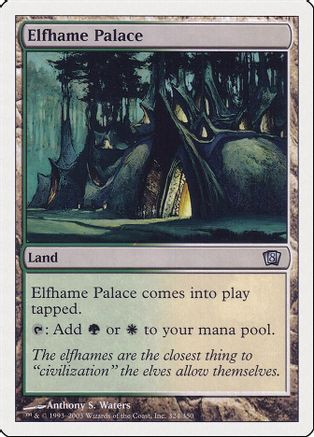 Elfhame Palace (8ED-324) - 8th Edition Foil、Wizards of the Coast、kayou
