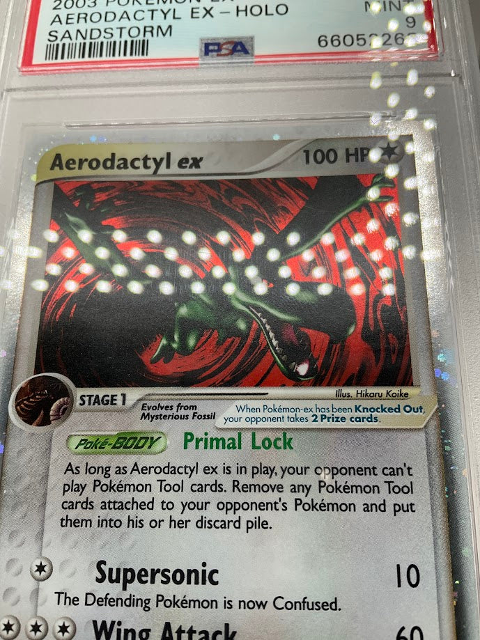 Aerodactyl ex Pokemon Sandstorm Holo #94 PSA 9、Collector Store LLC Gaming、kayou