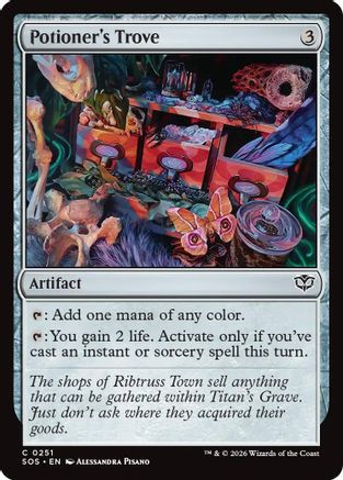 Potioner's Trove (SOS-251) - Secrets of Strixhaven Foil、Wizards of the Coast、kayou