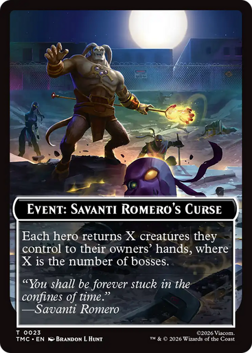 Teenage Mutant Ninja Turtles Commander - Event: Savanti Romero's Curse | Teenage Mutant Ninja Turtles Eternal、Magic: The Gathering、kayou