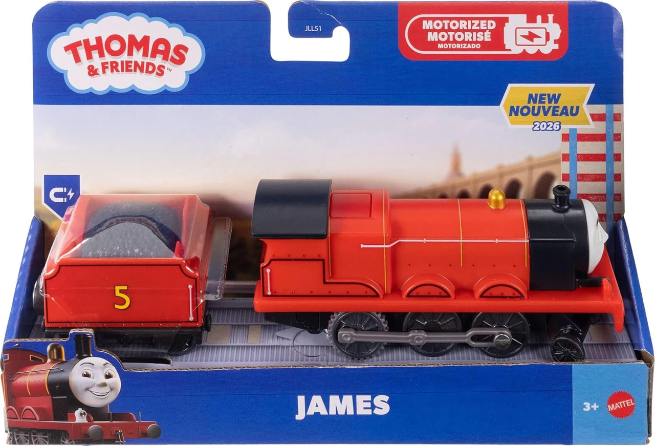 Fisher Price Thomas & Friends Motorized James Train Figure 2026, Version 2、ToyWiz、kayou