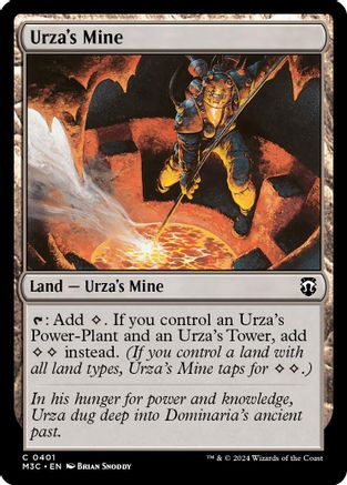 Urza's Mine (Ripple Foil) (M3C-401) - Modern Horizons 3 Commander Foil、Wizards of the Coast、kayou