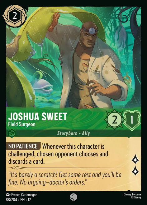 Joshua Sweet - Field Surgeon (Foil) | Wilds Unknown、Disney Lorcana、kayou