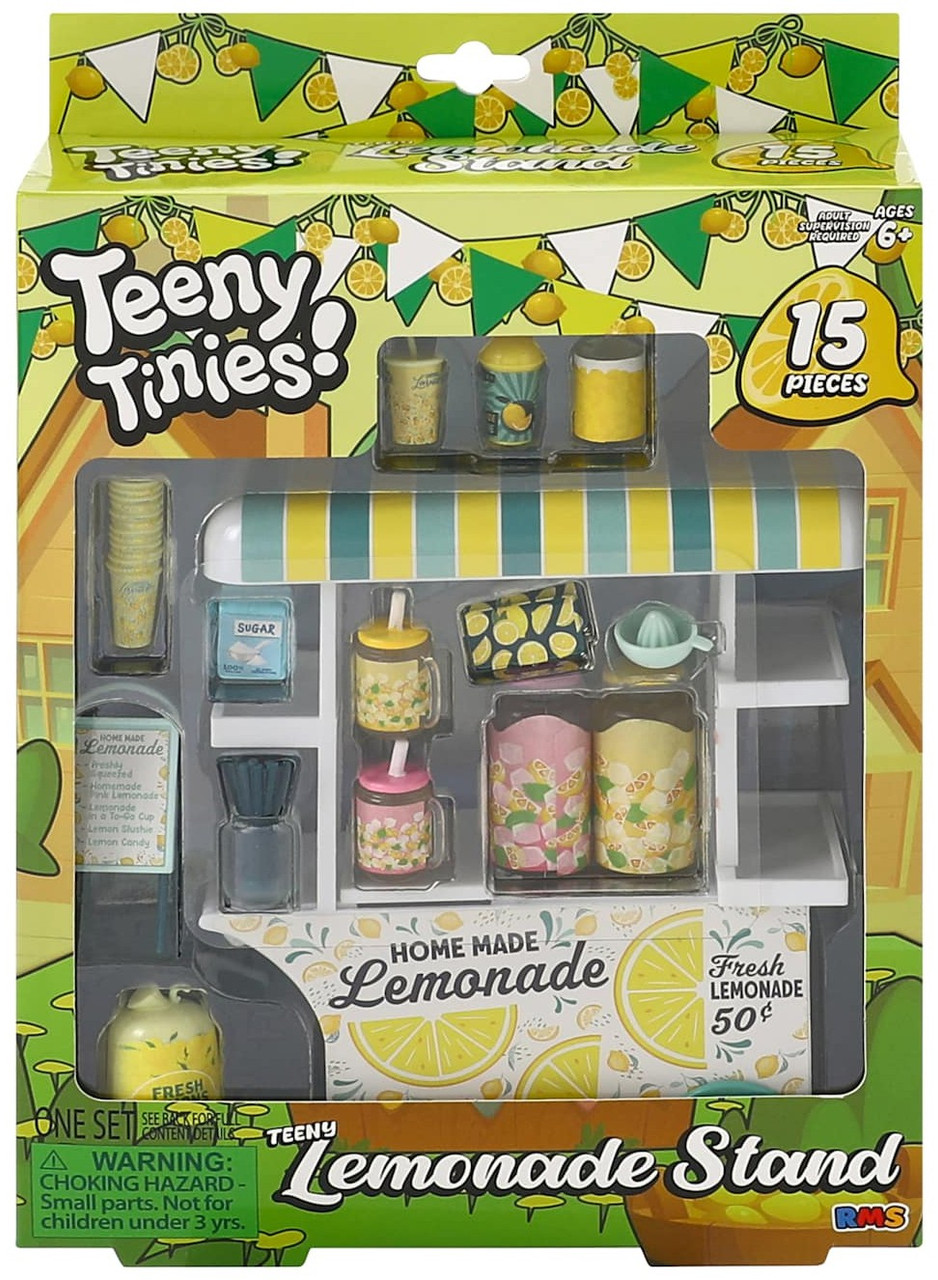 Teeny Tinies! Teeny Lemonade Stand Playset 15 Pieces、ToyWiz、kayou