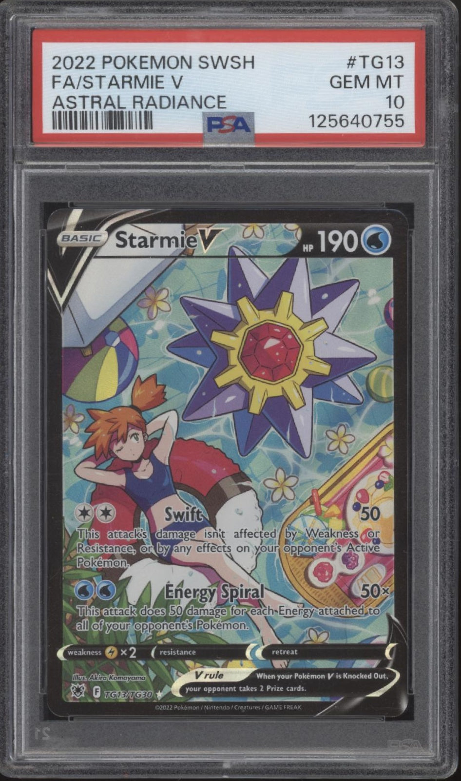 Starmie V Pokemon Astral Radiance Full Art #TG13 PSA 10、Collector Store LLC Gaming、kayou