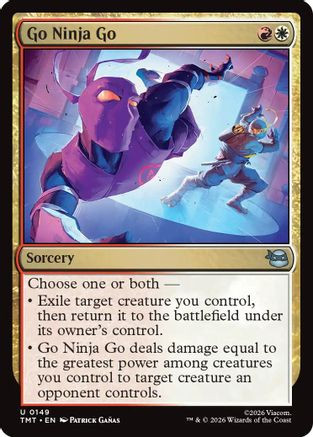 Go Ninja Go (TMT-149) - Teenage Mutant Ninja Turtles Foil、Wizards of the Coast、kayou