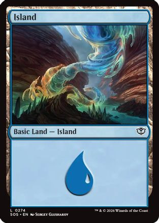 Island (0274) (SOS-274) - Secrets of Strixhaven Foil、Wizards of the Coast、kayou