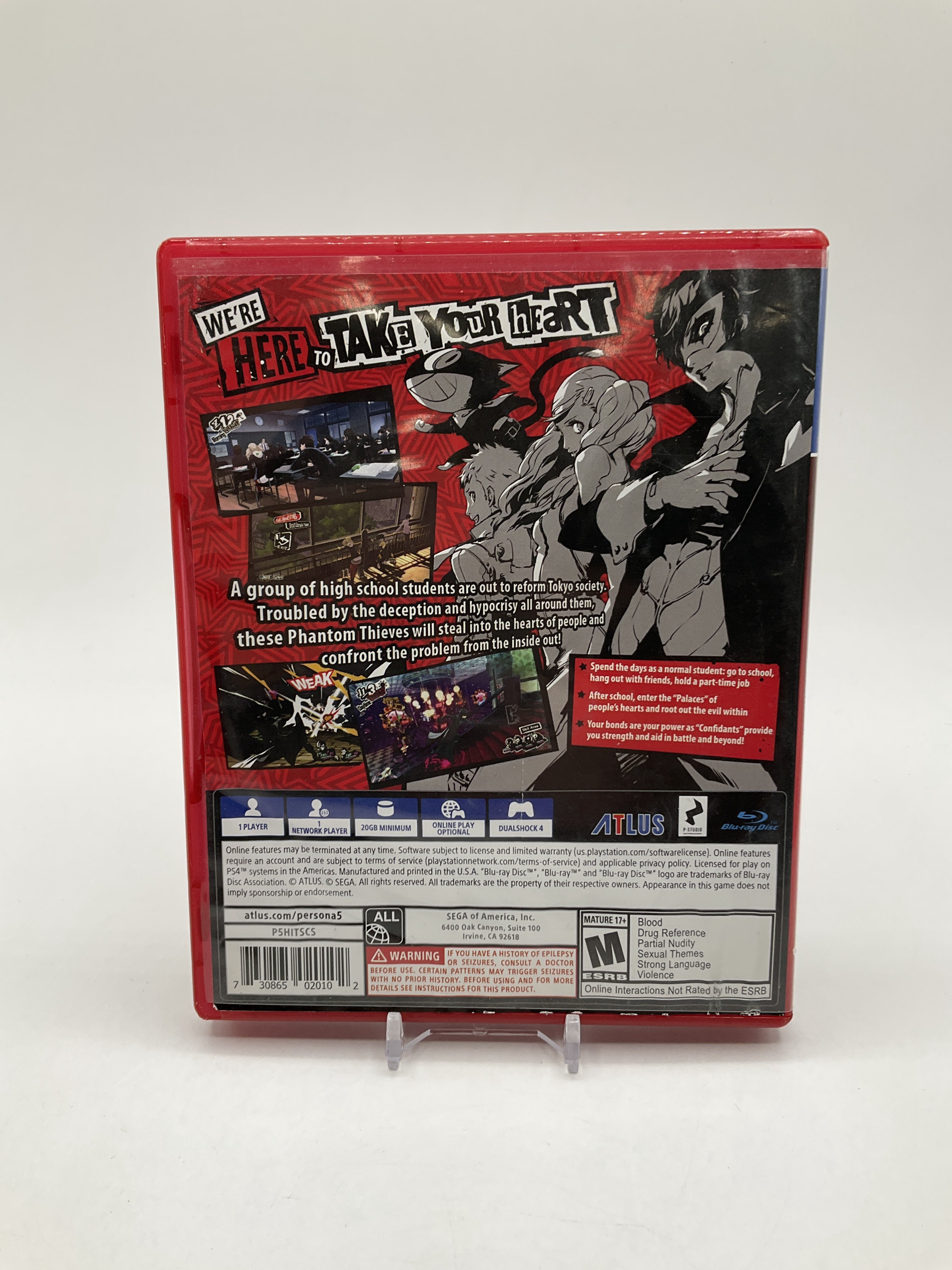 Persona 5 Playstation Hits Playstation 4 Used、Collector Store LLC - VG、kayou
