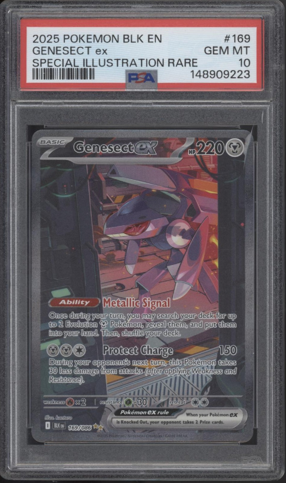 Genesect ex Pokemon Black Bolt Special Illustration Rare PSA 10 *See Photos*、Collector Store LLC Gaming、kayou