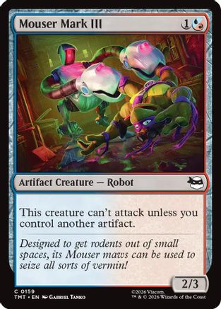 Mouser Mark III (TMT-159) - Teenage Mutant Ninja Turtles Foil、Wizards of the Coast、kayou