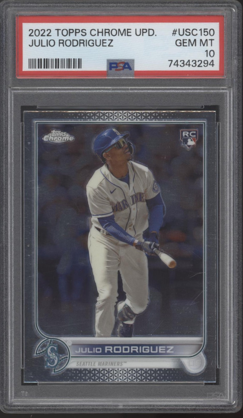 Julio Rodriguez 2022 Topps Chrome Update RC #USC150 PSA 10、Collector Store LLC、kayou