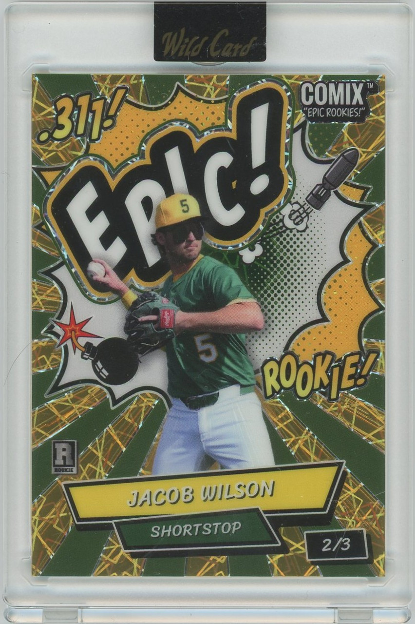 MLB 2025 Wild Card Comix Epic Rookies! 2/3 Epic! Jacob Wilson Rookie、ToyWiz、kayou