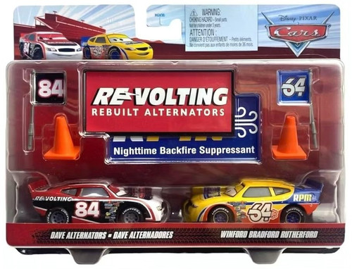 Disney / Pixar Cars Metal Dave Alternators & Winford Bradford Rutherford Diecast Car 2-Pack、ToyWiz、kayou