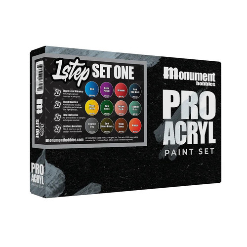 Monument Hobbies Pro Acryl 1-Step Set One Paint Set、ToyWiz、kayou