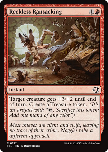 Reckless Ransacking (Foil) | Lorwyn Eclipsed、Magic: The Gathering、kayou