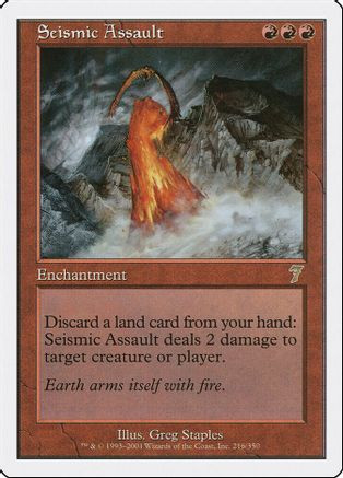 Seismic Assault (7ED-216) - 7th Edition Foil、Wizards of the Coast、kayou