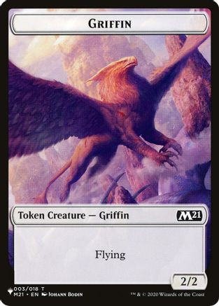 Griffin // Ajani's Pridemate Double-sided Token (LIST-3 // 1) - The List Reprints、Wizards of the Coast、kayou