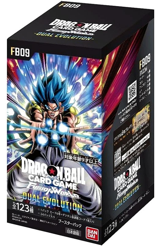 Dragon Ball Super Trading Card Game Fusion World 09 Dual Evolution Booster Box FB09 JAPANESE, 24 Packs、ToyWiz、kayou