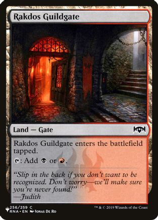 Rakdos Guildgate (256) (LIST-256/259) - The List Reprints、Wizards of the Coast、kayou