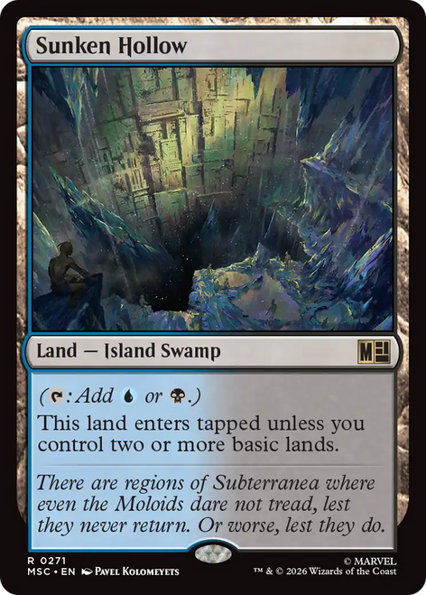 Sunken Hollow (Surge Foil) | Marvel Super Heroes Commander、Magic: The Gathering、kayou