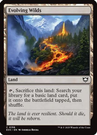 Evolving Wilds (EOC-158) - Commander: Edge of Eternities、Wizards of the Coast、kayou