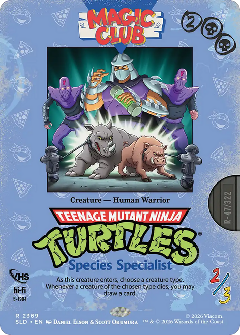 Species Specialist (Secret Lair - Teenage Mutant Ninja Turtles: VHS Villains) | Secret Lair Drops、Magic: The Gathering、kayou