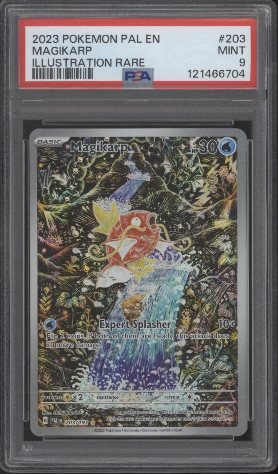 Magikarp Pokemon Paldean Fates Illustration Rare #203 PSA 9 #1、Collector Store LLC Gaming、kayou