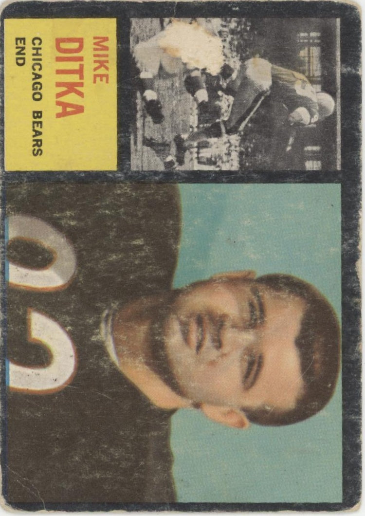 Mike Ditka 1962 Topps RC #17 Chicago Bears PR、Collector Store LLC、kayou
