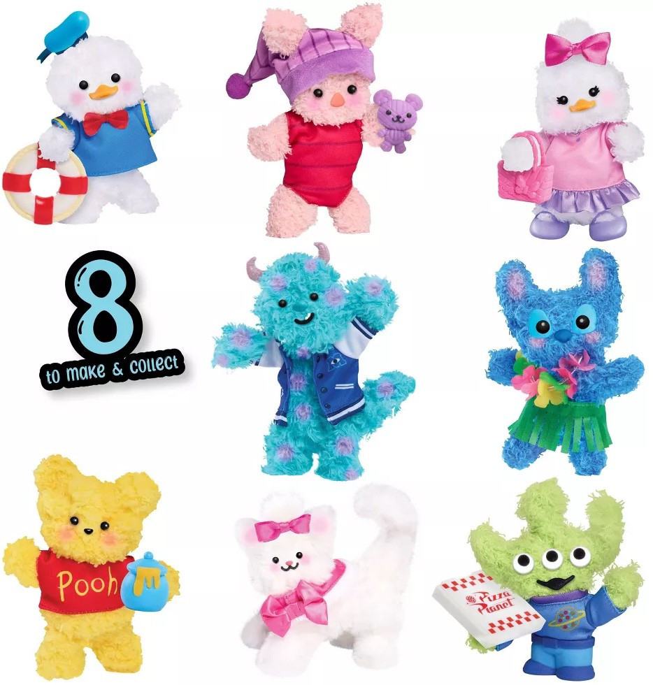 Disney Knotz Mystery Pack 1 RANDOM Soft Pal Figure、ToyWiz、kayou