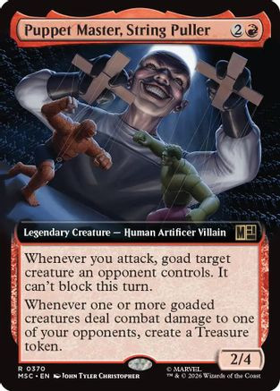 Puppet Master, String Puller (Extended Art) (MSC-370) - Commander: Marvel Super Heroes、Wizards of the Coast、kayou