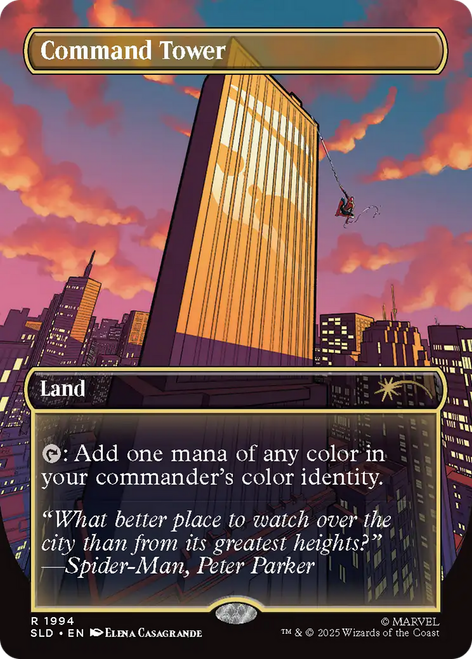 Command Tower (Secret Lair - Marvel's Spider-Man: Heroic Deeds) | Secret Lair Drops、Magic: The Gathering、kayou