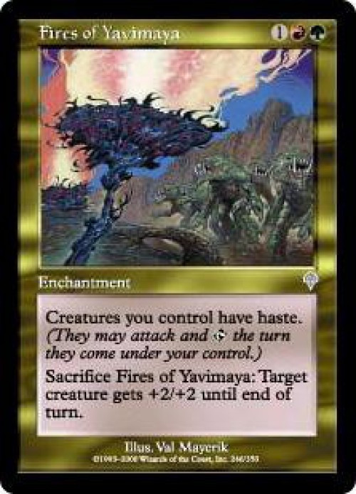 MtG Invasion Uncommon Fires of Yavimaya #246、ToyWiz、kayou