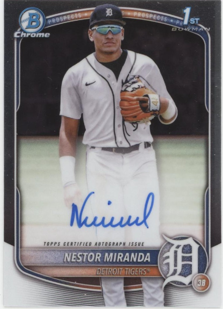 Nestor Miranda 2025 Bowman Chrome Prospects Auto #CPA-NM、Collector Store LLC、kayou