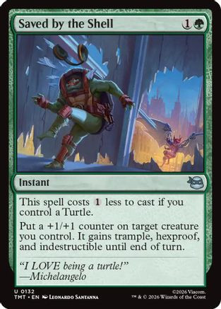 Saved by the Shell (TMT-132) - Teenage Mutant Ninja Turtles、Wizards of the Coast、kayou