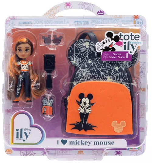 Disney ily 4EVER Tote Ily Teenies Halloween Series 1 I Love Mickey Mouse 2.25-Inch Mini Doll、ToyWiz、kayou