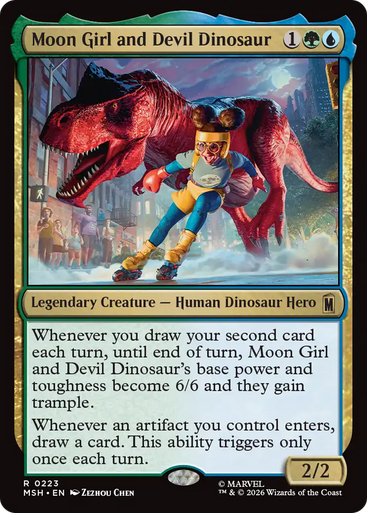 Moon Girl and Devil Dinosaur (Foil) | Marvel Super Heroes、Magic: The Gathering、kayou