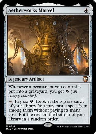 Aetherworks Marvel (Ripple Foil) (M3C-281) - Modern Horizons 3 Commander Foil、Wizards of the Coast、kayou